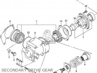 SECONDARY DRIVE GEAR - VZR1800BZ BOULEVARD 2014 (L4) USA (E03)