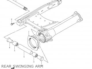 REAR SWINGING ARM - VZR1800N BOULEVARD M109R 2006 (K6) CALIFORNIA (E33)