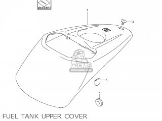 FUEL TANK UPPER COVER - VZR1800N BOULEVARD M109R 2007 (K7) CALIFORNIA (E33)