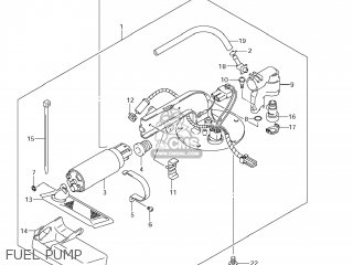 FUEL PUMP - VZR1800N BOULEVARD M109R 2008 (K8) CALIFORNIA (E33)