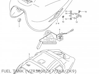 FUEL TANK (VZR1800ZK7/ZK8/ZK9) - VZR1800N BOULEVARD M109R 2008 (K8) CALIFORNIA (E33)