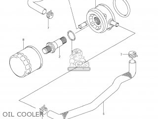 OIL COOLER - VZR1800N BOULEVARD M109R 2008 (K8) CALIFORNIA (E33)