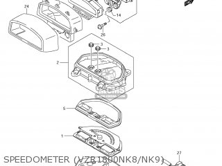SPEEDOMETER (VZR1800NK8/NK9) - VZR1800N BOULEVARD M109R 2008 (K8) CALIFORNIA (E33)