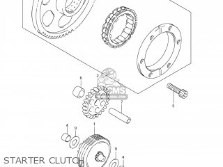 STARTER CLUTCH - VZR1800N BOULEVARD M109R 2008 (K8) CALIFORNIA (E33)