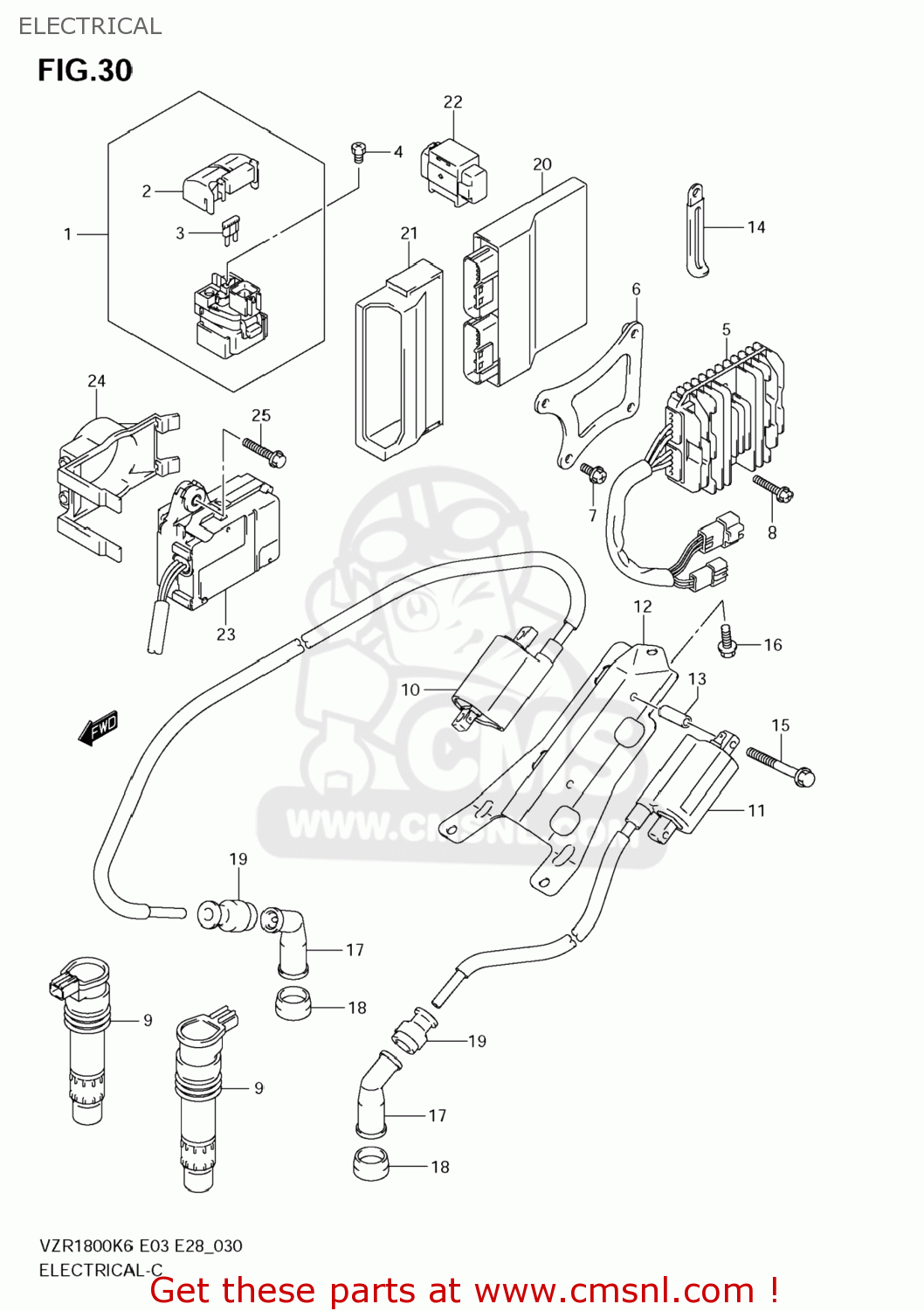 ELECTRICAL VZR1800Z BOULEVARD M109R 2006 (K6) CALIFORNIA (E33)