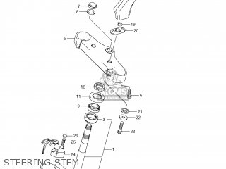 STEERING STEM - VZR1800Z BOULEVARD M109R 2006 (K6) CALIFORNIA (E33)