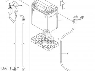 BATTERY - VZR1800Z BOULEVARD M109R 2007 (K7) CALIFORNIA (E33)
