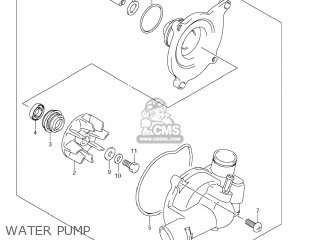 WATER PUMP - VZR1800Z BOULEVARD M109R 2007 (K7) CALIFORNIA (E33)