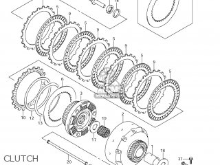 CLUTCH - VZR1800Z BOULEVARD M109R 2009 (K9) CALIFORNIA (E33)