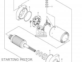 STARTING MOTOR - VZR1800Z BOULEVARD M109R 2009 (K9) CALIFORNIA (E33)