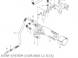 EVAP SYSTEM (VZR1800 L1 E33) - VZR1800Z BOULEVARD M109R 2011 (L1) USA CALIF CANAD (E03 E33 E28)