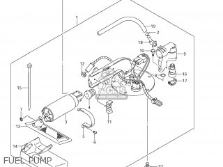 FUEL PUMP - VZR1800Z BOULEVARD M109R 2011 (L1) USA CALIF CANAD (E03 E33 E28)
