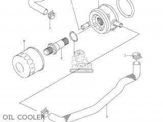 OIL COOLER - VZR1800Z BOULEVARD M109R 2011 (L1) USA CALIF CANAD (E03 E33 E28)
