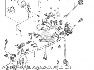 WIRING HARNESS (VZR1800 L1 E3) - VZR1800Z BOULEVARD M109R 2011 (L1) USA CALIF CANAD (E03 E33 E28)