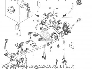 WIRING HARNESS (VZR1800Z L1 E33) - VZR1800Z BOULEVARD M109R 2011 (L1) USA CALIF CANAD (E03 E33 E28)