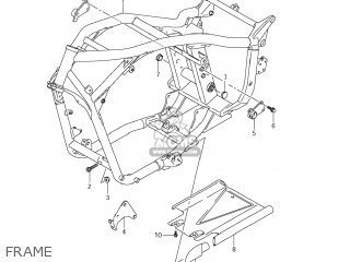 FRAME - VZR1800Z BOULEVARD M109R 2012 (L2) USA CALIF CANAD (E03 E33 E28)
