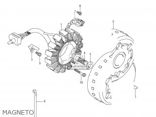 MAGNETO - VZR1800Z BOULEVARD M109R 2012 (L2) USA CALIF CANAD (E03 E33 E28)