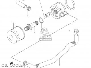 OIL COOLER - VZR1800Z BOULEVARD M109R 2012 (L2) USA CALIF CANAD (E03 E33 E28)