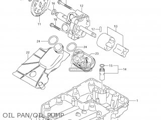 OIL PAN/OIL PUMP - VZR1800Z BOULEVARD M109R 2012 (L2) USA CALIF CANAD (E03 E33 E28)