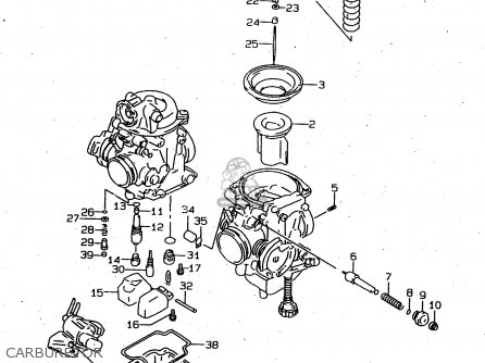 CARBURETOR - XF650 1998 (W) (E02 E04 E17 E18 E22 E24 E25 E34) / P9