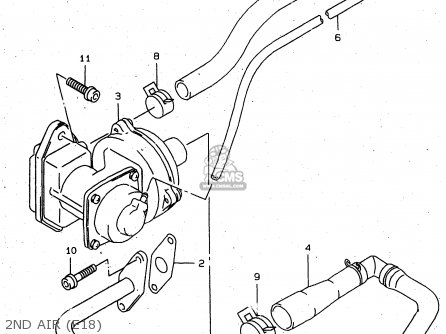 2ND AIR (E18) - XF650 1998 (W) (E02 E04 E17 E18 E22 E24 E25 E34) / P9
