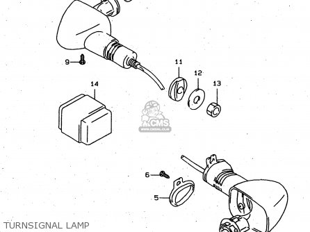 TURNSIGNAL LAMP - XF650 1998 (W) (E02 E04 E17 E18 E22 E24 E25 E34) / P9