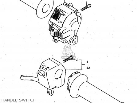 HANDLE SWITCH - XF650 1998 (W) (E02 E04 E17 E18 E22 E24 E25 E34) / P9