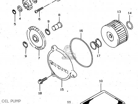 OIL PUMP - XF650 1999 (X) (E02 E04 E17 E18 E22 E24 E25 E34)