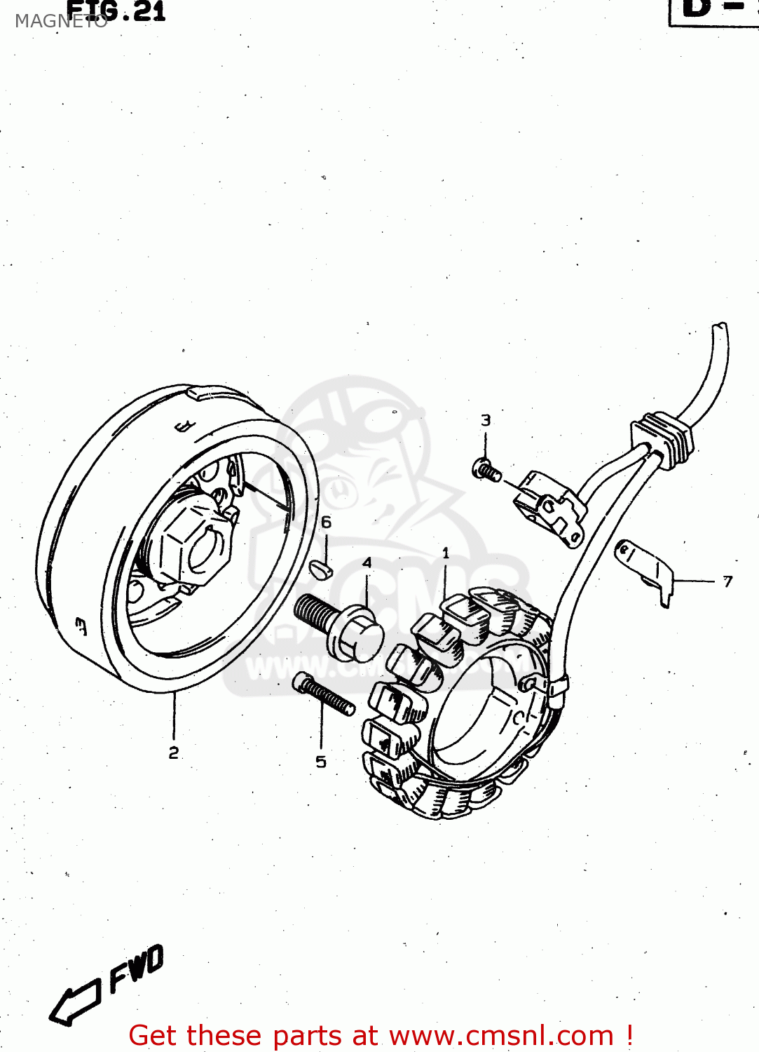 MAGNETO XF650U 1997 (V) (E22)