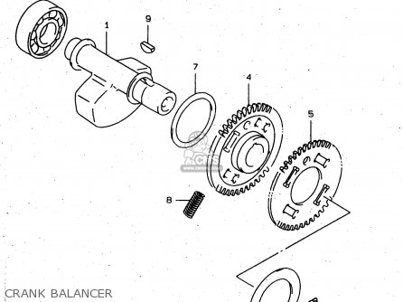 CRANK BALANCER - XF650U 1997 (V) (E22)