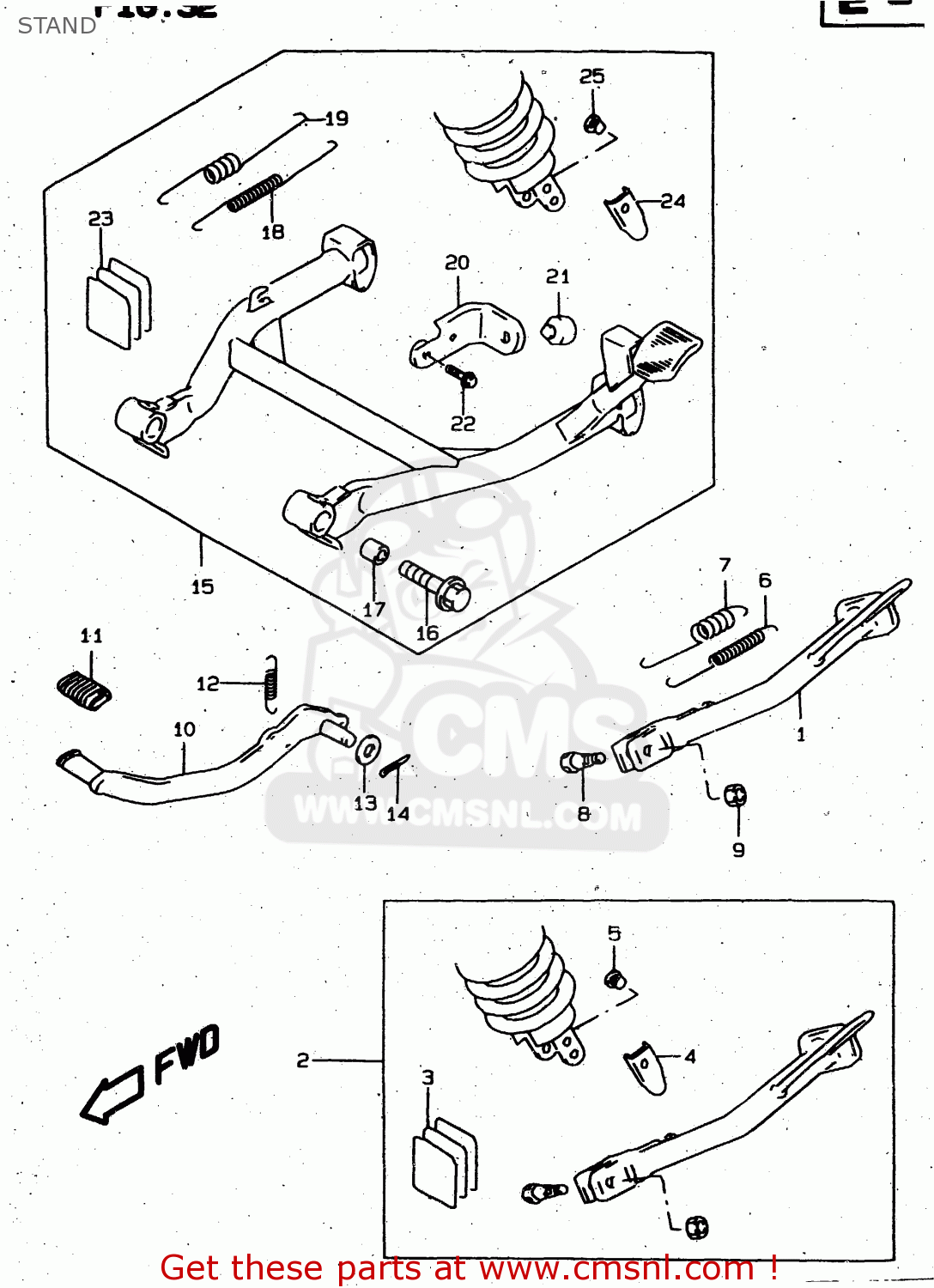 STAND XF650U 1998 (W) (E22)