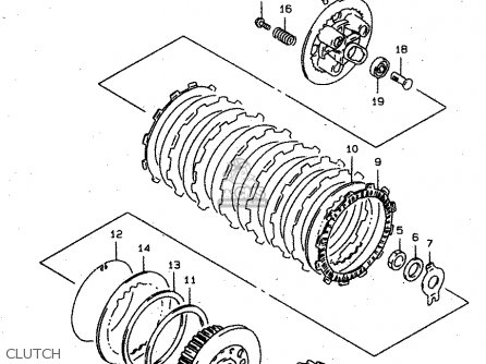 CLUTCH - XF650U 1998 (W) (E22)