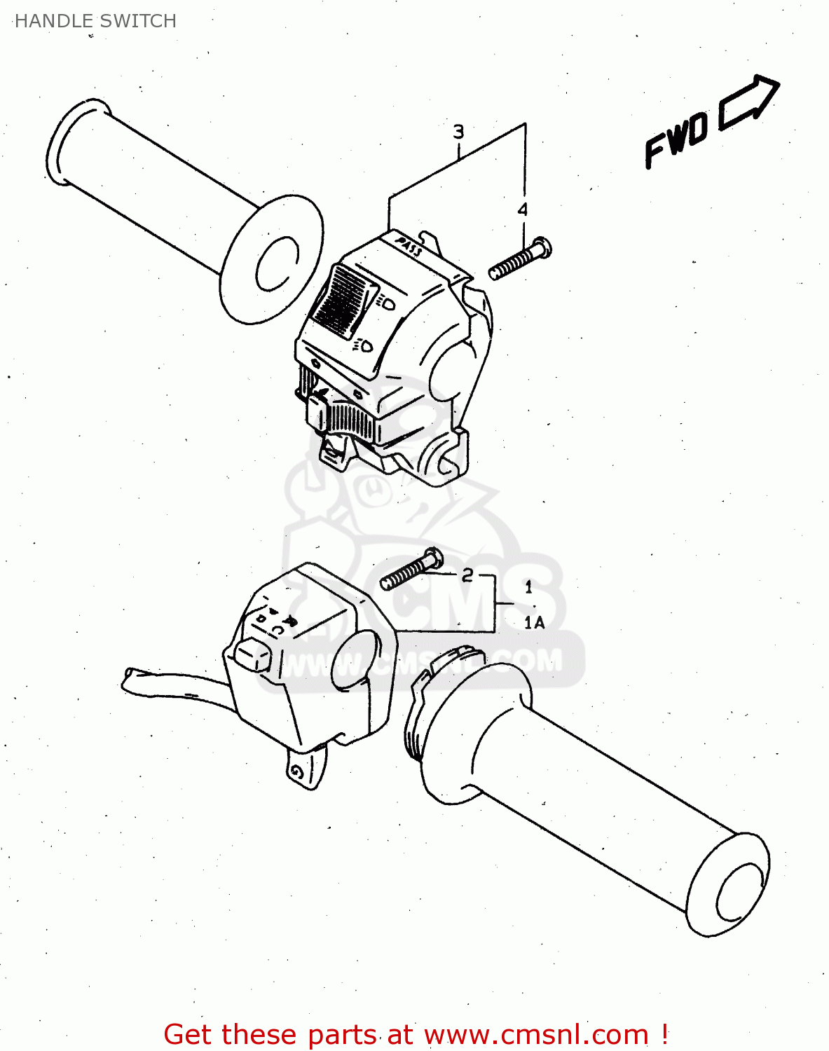 HANDLE SWITCH XF650U 1999 (X) (E22)