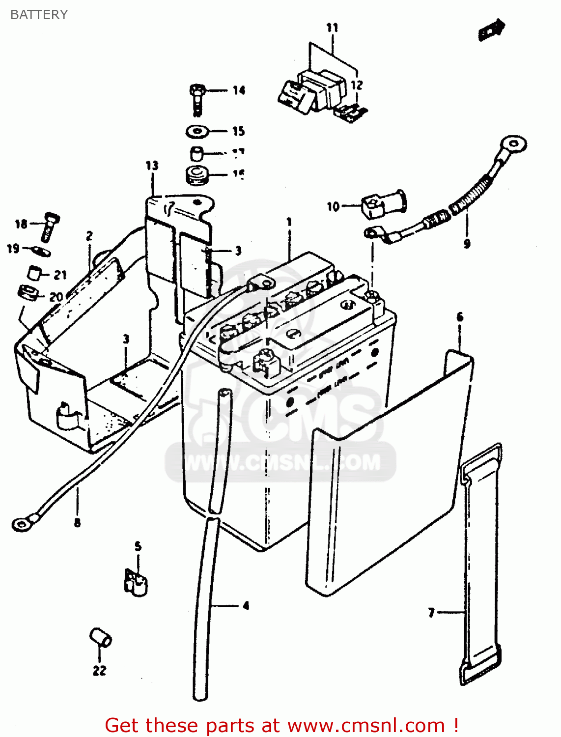 BATTERY XN85 1983 (D) (1 2 4 6 15 16 17 18 21 22 24 25 26 27 30 34 39 48