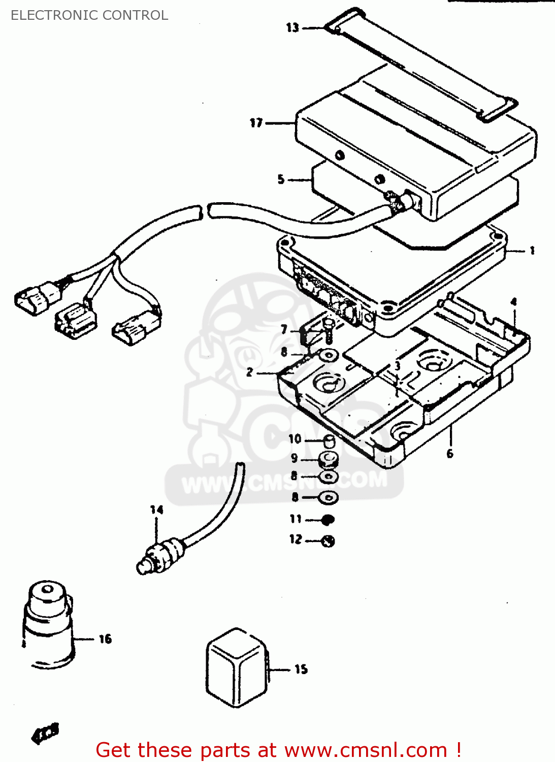 ELECTRONIC CONTROL XN85 1983 (D) (1 2 4 6 15 16 17 18 21 22 24 25 26 27 30 34 39 48