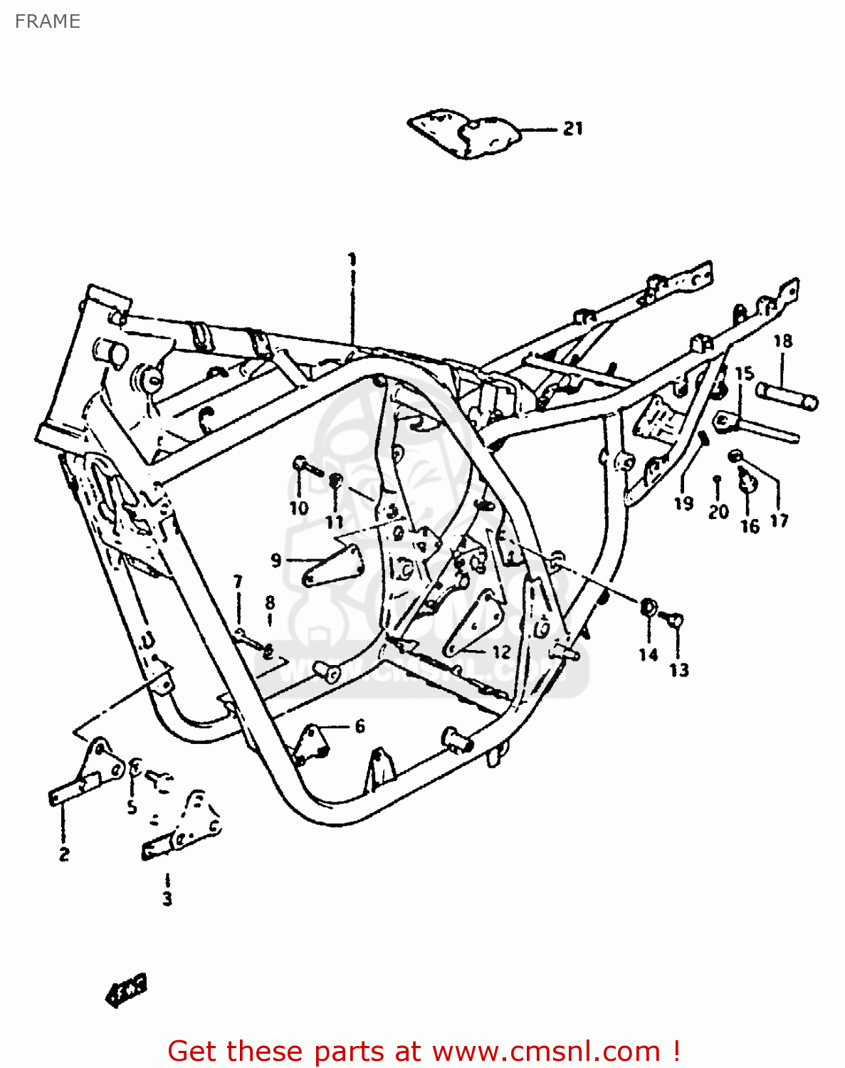 FRAME XN85 1983 (D) (1 2 4 6 15 16 17 18 21 22 24 25 26 27 30 34 39 48