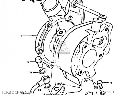 TURBOCHARGER - XN85 1983 (D) (1 2 4 6 15 16 17 18 21 22 24 25 26 27 30 34 39 48