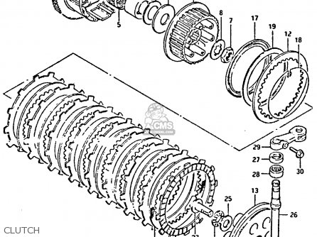 CLUTCH - XN85 1983 (D) (1 2 4 6 15 16 17 18 21 22 24 25 26 27 30 34 39 48