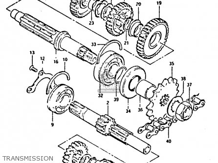 TRANSMISSION - XN85 1983 (D) (1 2 4 6 15 16 17 18 21 22 24 25 26 27 30 34 39 48