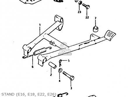 STAND (E16, E18, E22, E26) - XN85 1983 (D) (1 2 4 6 15 16 17 18 21 22 24 25 26 27 30 34 39 48