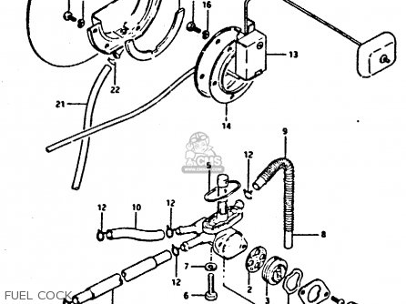 FUEL COCK - XN85 1983 (D) (1 2 4 6 15 16 17 18 21 22 24 25 26 27 30 34 39 48