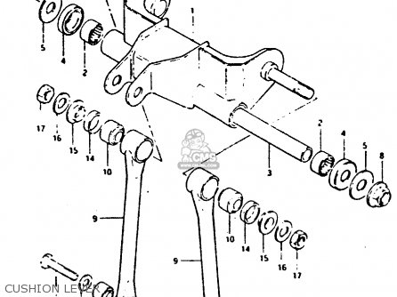 CUSHION LEVER - XN85 1983 (D) (1 2 4 6 15 16 17 18 21 22 24 25 26 27 30 34 39 48