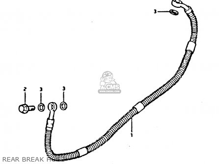 REAR BREAK HOSE - XN85 1983 (D) (1 2 4 6 15 16 17 18 21 22 24 25 26 27 30 34 39 48