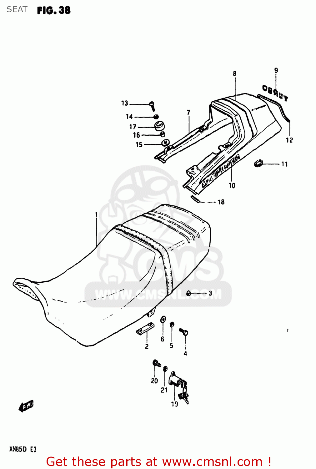 SEAT XN85D 1983 (D) USA (E03)