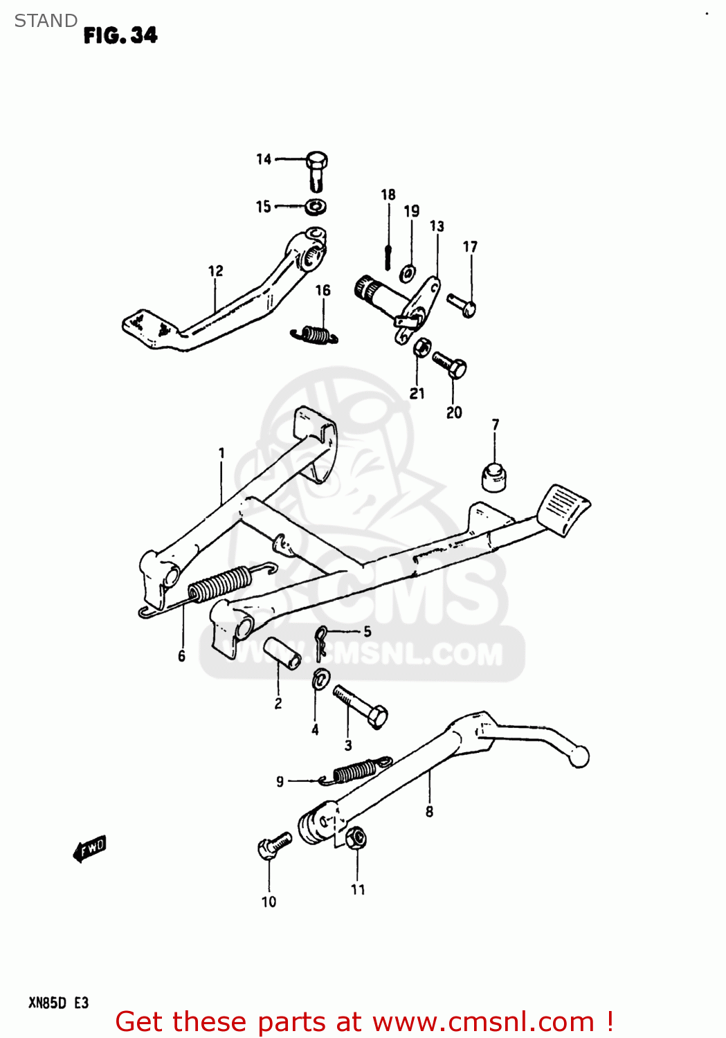 STAND XN85D 1983 (D) USA (E03)