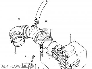 AIR FLOW METER - XN85D 1983 (D) USA (E03)