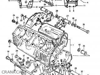 CRANKCASE - XN85D 1983 (D) USA (E03)