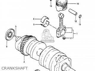CRANKSHAFT - XN85D 1983 (D) USA (E03)