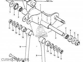 CUSHION LEVER - XN85D 1983 (D) USA (E03)