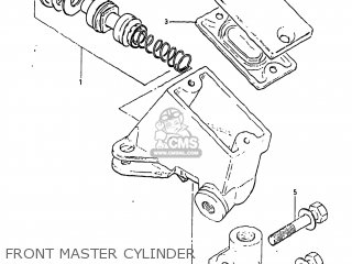 FRONT MASTER CYLINDER - XN85D 1983 (D) USA (E03)